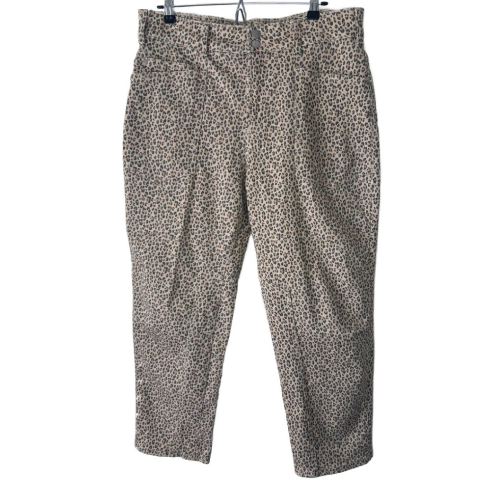 Pilcro Anthropologie Women 31 The Wanderer Mid-Rise Relaxed Leg Print Jean(1954)